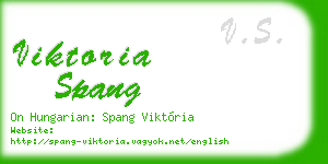 viktoria spang business card